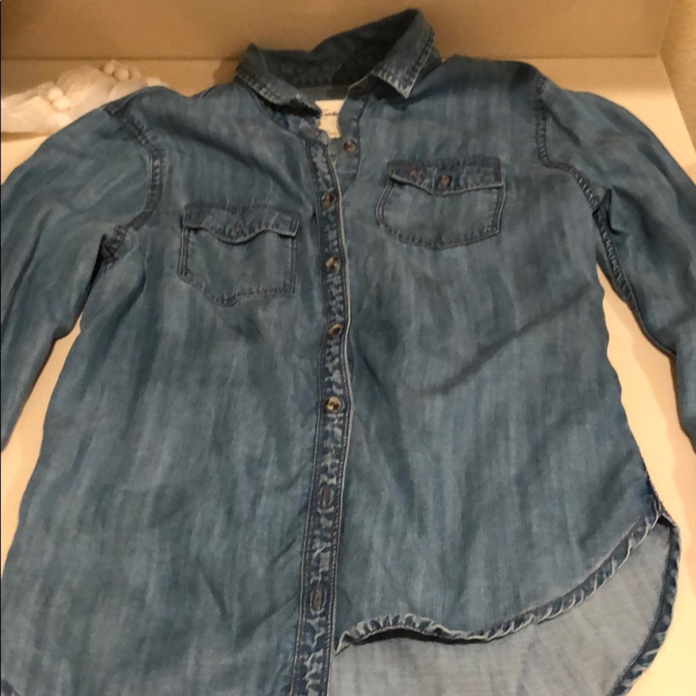 Abercrombie kids denim shirt